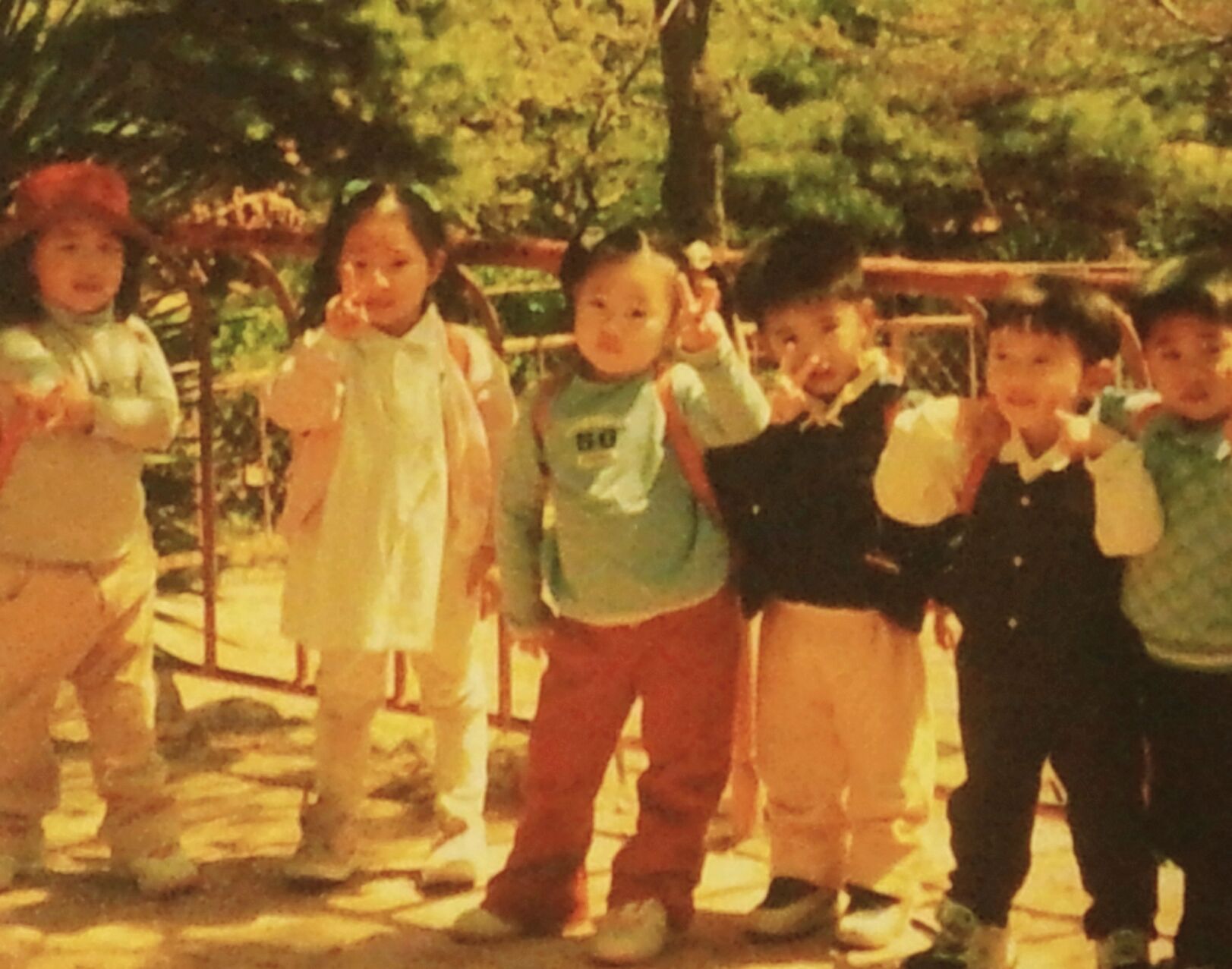 Kim child picnic